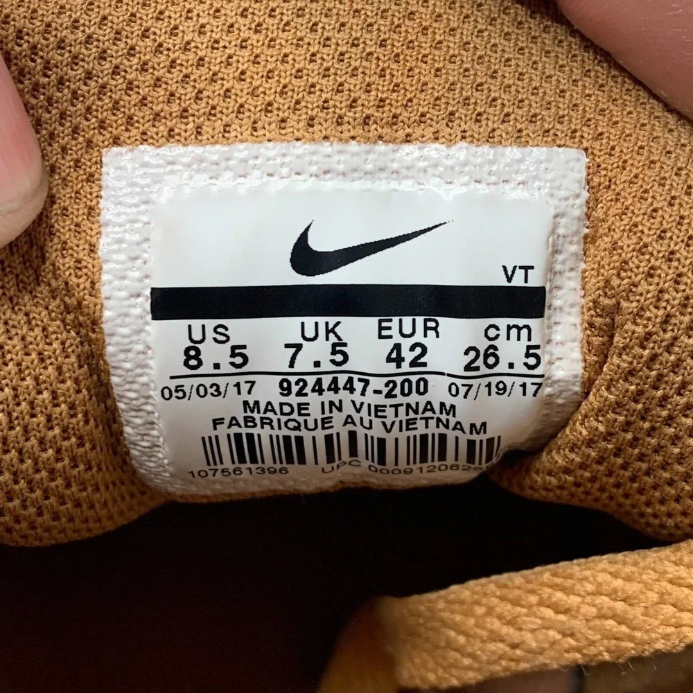 Nike Air Max 90 Ultra 2.0 LTR‎ Leather Flax/Wheat/Gum Mens 8.5 924447-200